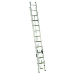 Louisville Extension Ladder In Aluminum Of 24-ft 225-lb Capacity
