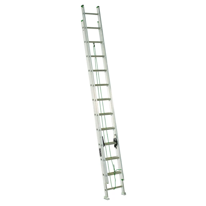 Louisville Extension Ladder In Aluminum Of 24-ft 225-lb Capacity 3 Louisville Extension Ladder In Aluminum Of 24-ft 225-lb Capacity