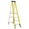Louisville Ladder 8 Ft Fiberglass Step Ladder, Load Capacity 250 Lbs. Type I Duty Rating -Craftbosch Shop 54515075 L