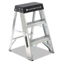 Louisville Step Stool 2-feet Aluminum 300-lb Capacity