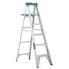 Louisville Step Ladder With Shelf 6-ft Aluminum -Craftbosch Shop 54515087 L
