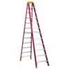 Louisville Ladder 12 Ft Fiberglass Step Ladder, Load Capacity 300 Lbs. Type IA Duty Rating -Craftbosch Shop 54515092 L