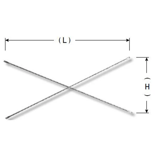 MetalTech 13.5-lb Cross Brace - Rust-Resistant - Steel - 10-ft L X 2-ft H 3 MetalTech 13.5-lb Cross Brace - Rust-Resistant - Steel - 10-ft L X 2-ft H