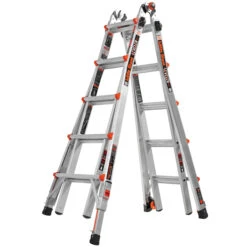 Little Giant Type 1A Multi-Position Aluminum Ladder - 22-ft Maximum Reach - 300 Lb Capacity