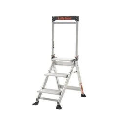 Little Giant Ladders Jumbo 3-Step Ladder - Type 1AA - Aluminum - Silver
