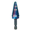 Spyder Stinger HSS 9-Step Drill Bit - 1/4 To 3/4-in - Mach-Blue Armor Plating -Craftbosch Shop 65165139 L