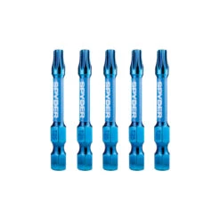 Spyder Mach-Blue T25 5-Piece 1/4-in X 2-in Torx Impact Driver Bit