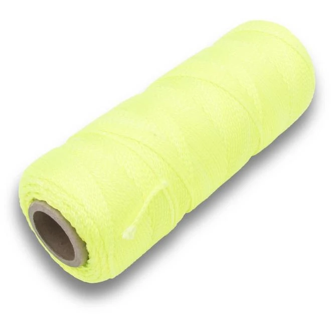Marshalltown 500-ft Fluorescent Yellow Nylon Mason Line 4 Marshalltown 500-ft Fluorescent Yellow Nylon Mason Line - Image 2