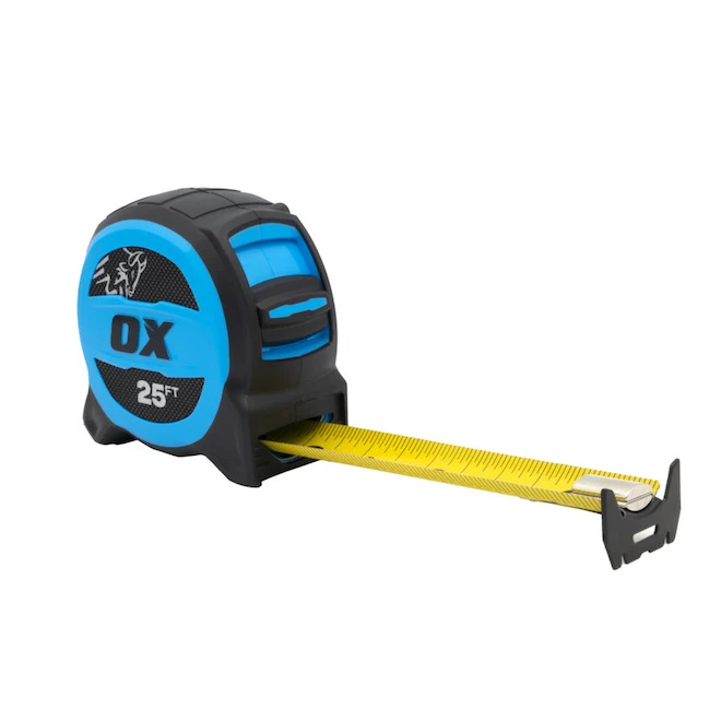 Ox Tools 25-ft Long Tape Measure With Dual Magnetic Wide Hook 4 Ox Tools 25-ft Long Tape Measure With Dual Magnetic Wide Hook - Image 2
