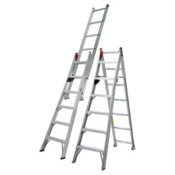 Eagle Ladder - Aluminum - 11-ft H - 225 Lb Capacity - Combination