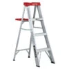 Eagle Stepladder - Load Capacity 200-lb - Residential - Aluminum - 4-ft H