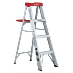 Eagle Stepladder - Load Capacity 200-lb - Residential - Aluminum - 4-ft H