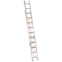 Eagle Extension Ladder - Load Capacity 200-lb - Aluminum - 20-ft - Residential - Slip Resistant Feet