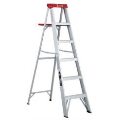 Eagle Stepladder - Load Capacity 200-lb - 6-ft H - Residential - Aluminum
