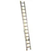 Eagle Aluminum Extension Ladder - Gravity-Fed Locks - Slip Resistant - 28-ft H X 17-in W